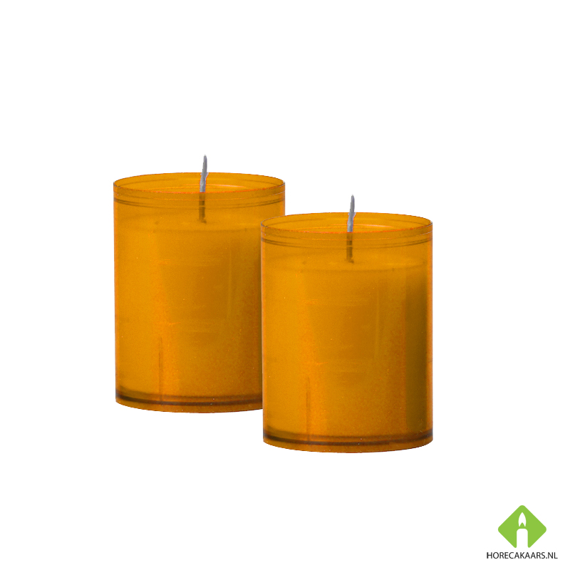 Huiswerk Overstijgen Eekhoorn Q-Lights Refills ( 60 stuks ) (amber) - Kaarsen voor de horeca